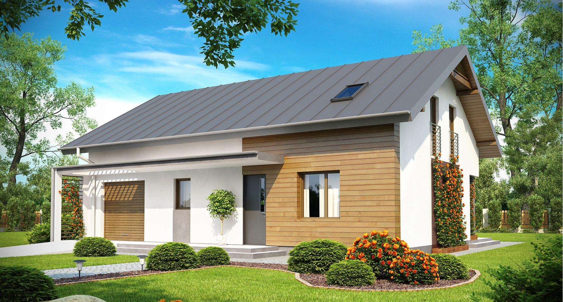 Casă cu mansardă 144 mp utili, un dormitor, 2 băi