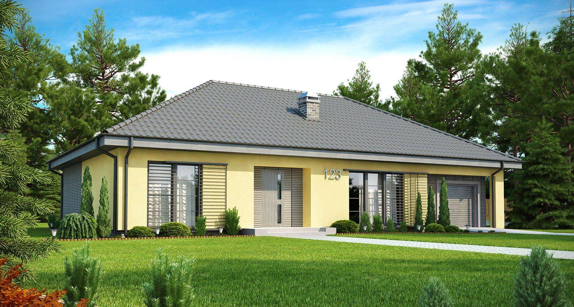 Casă parter 130 mp utili, 3 dormitoare, o baie