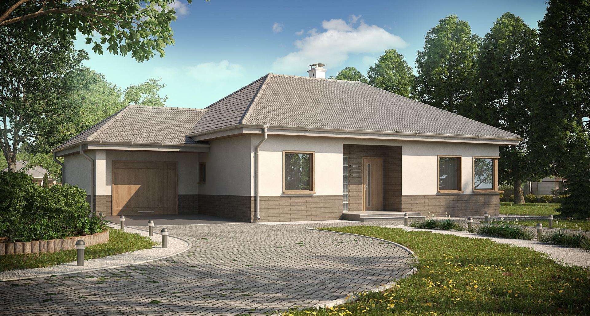 Casă parter 106 mp utili, 3 dormitoare, o baie