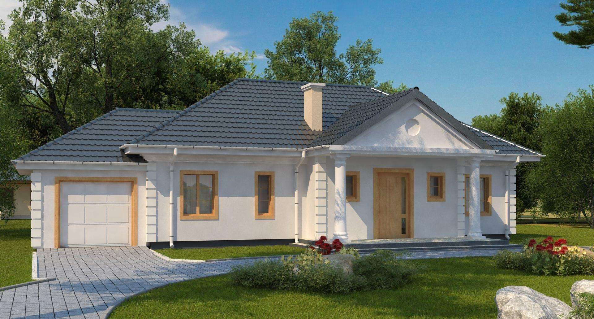 Casă parter 109 mp utili, 3 dormitoare, o baie