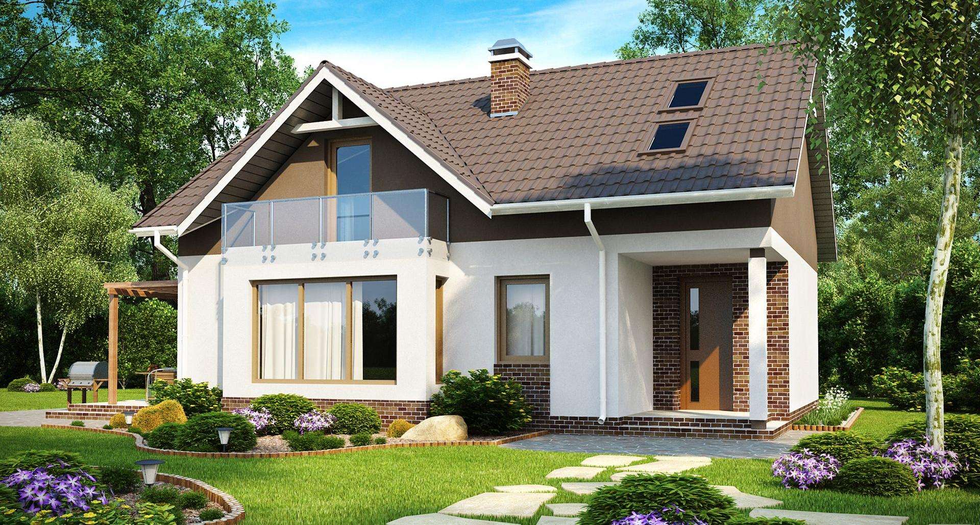 Casă cu mansardă 139 mp utili, un dormitor, o baie