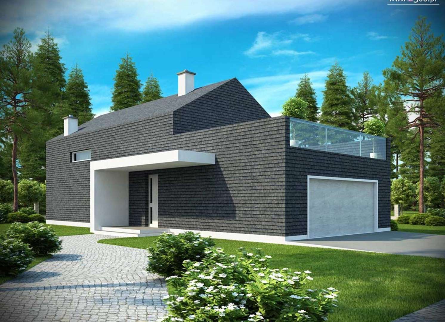 Casă cu mansardă 155 mp utili, un dormitor, 2 băi